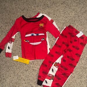 Lightning McQueen 4 Piece Toddler Pajama Set